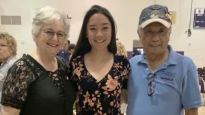 Sabrina with grandparents